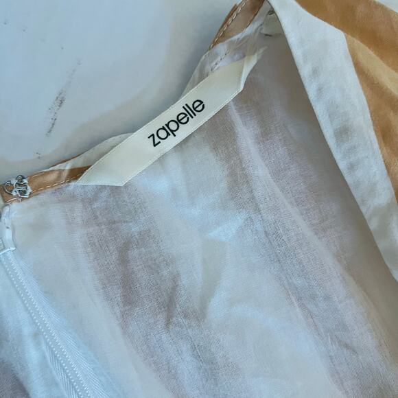 Zapelle Striped Dolman Sleeves Belted Maxi Dress Size XL - Picture 3 of 7